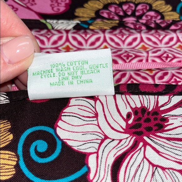 Vera Bradley Pink and Green Floral Journal / Book Cover - Picture 10 of 10